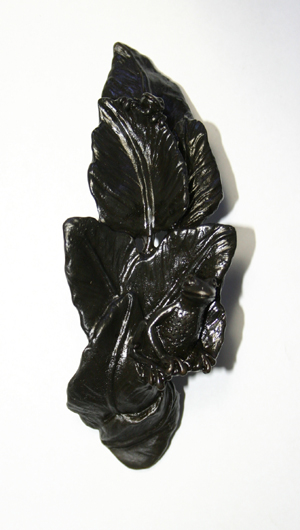 Frog Handle Vertical #2 Oiled Bronze finish