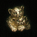 Cheetahs: Baby Cheetahs Ring 18k
