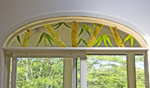 Bamboo Window w/Frog Bracket