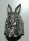 Bunny Rabbit Knob Pewter finish