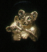 Lions: Baby Lions Ring 14k