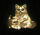 Cats: Persian Cats Ring 14k