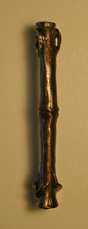 Bamboo Horizontal handle bronze finish