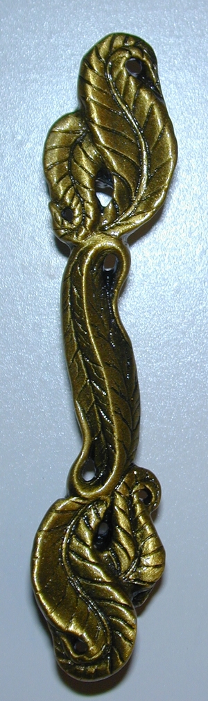 Leaf Handle Brass finish