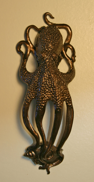 Octopus Handle bronze finish