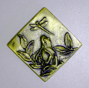 Tiles: Frog Tile 2 1/4" brass finish