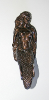 Mermaid Handle Right bronze finish