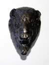 Bison Head Knob Oiled Bronze finish
