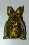 Bunny Rabbit Knob Brass finish