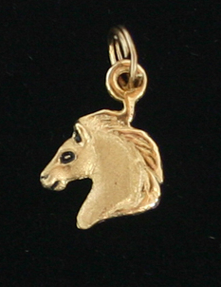 Horses: Miniature Horse Right Charm 14k