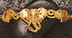 Elephants: African Elephants Bracelet 14k