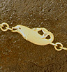 Dolphins: Dolphin Link Bracelet 14k