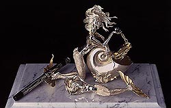 Desk Sets: The Mermaid with Nautilus Shell
