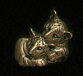 Tigers: Baby Tigers Ring 18k